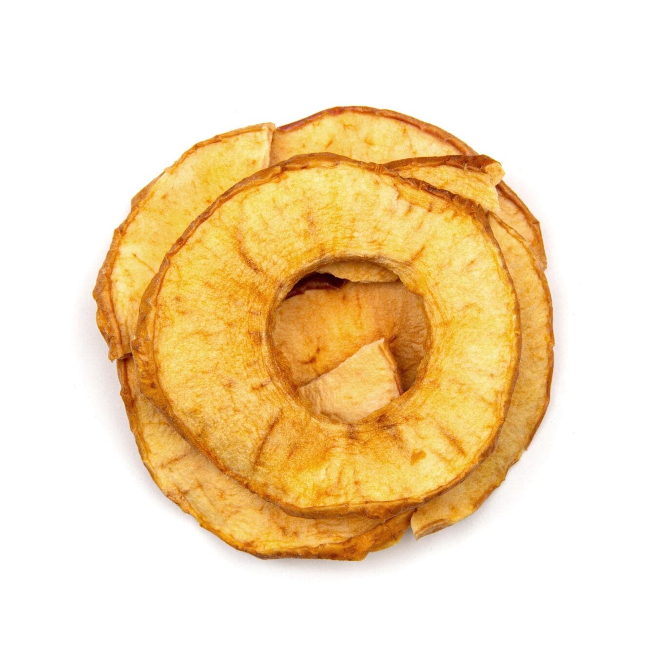 Äpfel mit Haut, getrocknet